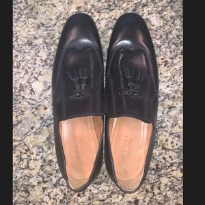 100% Authentic Gucci Men's Black Tassel Loafers